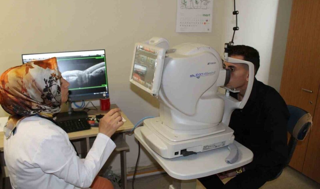 BİTLİS (İHA) – Tatvan Devlet Hastanesi’ne getirilen Optik Koherens Tomografi