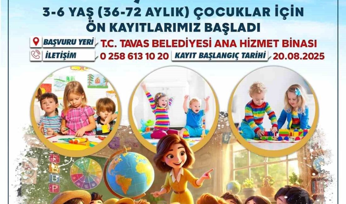 Tavas Belediyesi tarafından yakın zamanda hizmete başlayacak olan Çocuk Gelişim