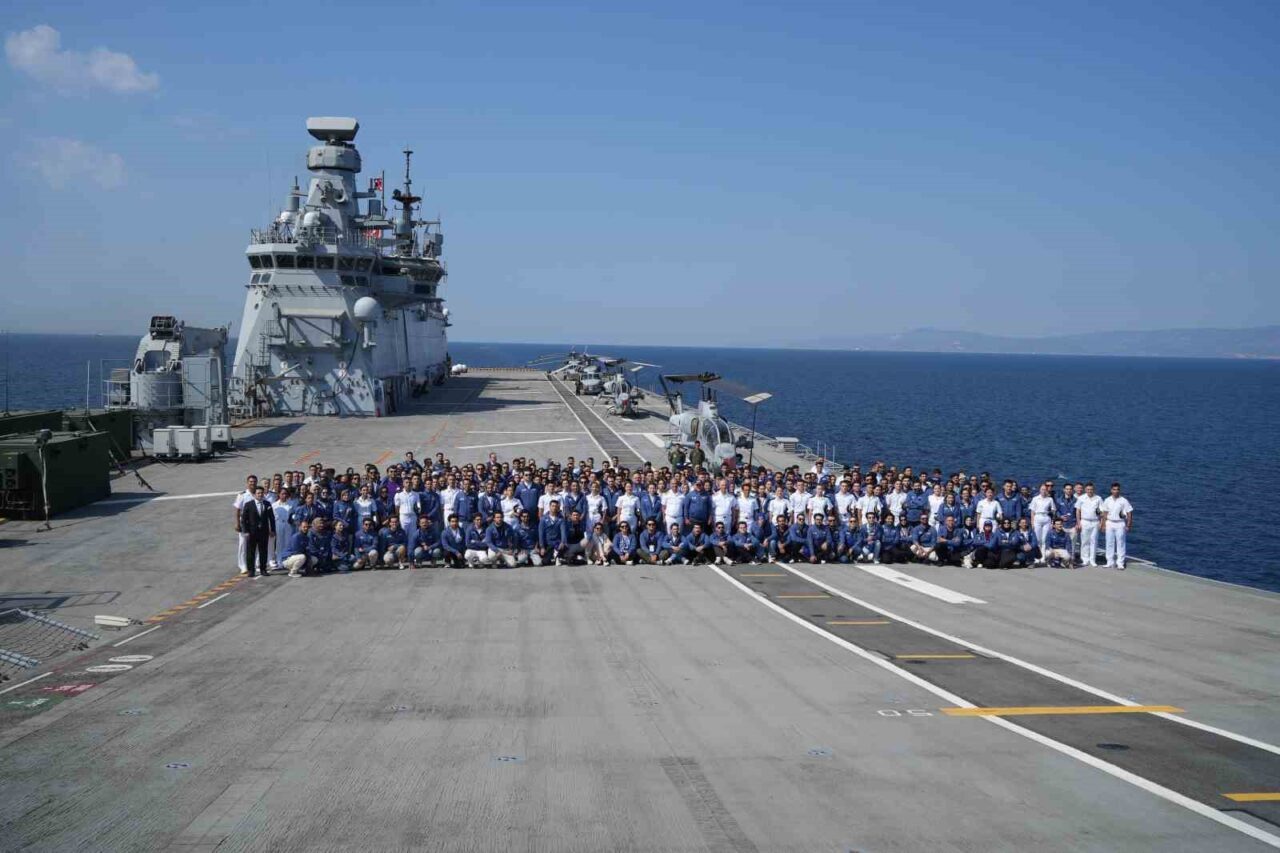 Gençlik ve Spor Bakanlığı koordinasyonunda, TCG Anadolu Gemisi’nde Millî Savunma