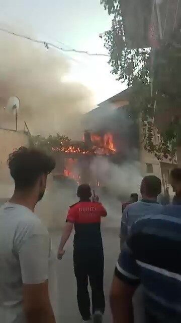 DENİZLİ(İHA) – Denizli’nin Merkezefendi ilçesinde sebebi henüz belirlenemeyen tek katlı