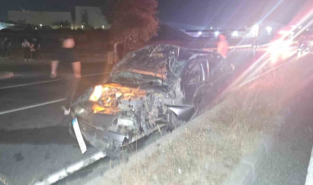 Tekirdağ’ın Çerkezköy ilçesi Kapaklı yolu üzeri meydana gelen trafik kazasında
