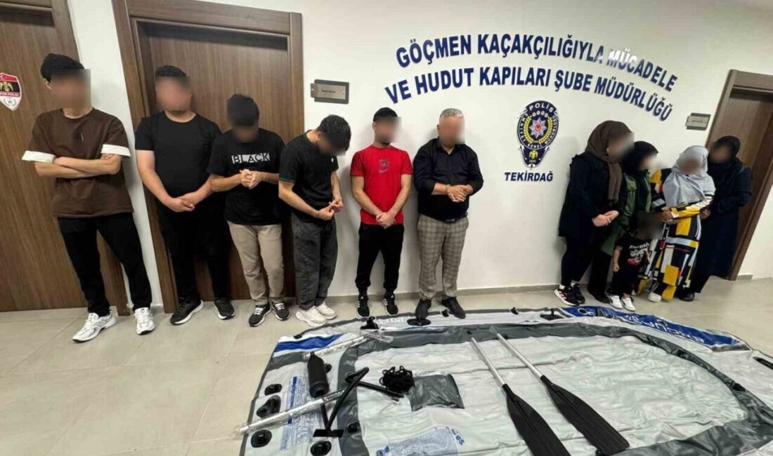 Tekirdağ İl Emniyet Müdürlüğü, göçmen kaçakçılığıyla mücadele kapsamında düzenlediği operasyonda,
