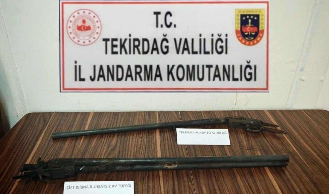 Tekirdağ İl Jandarma Komutanlığı ekipleri, Saray ve Şarköy ilçelerinde düzenledikleri