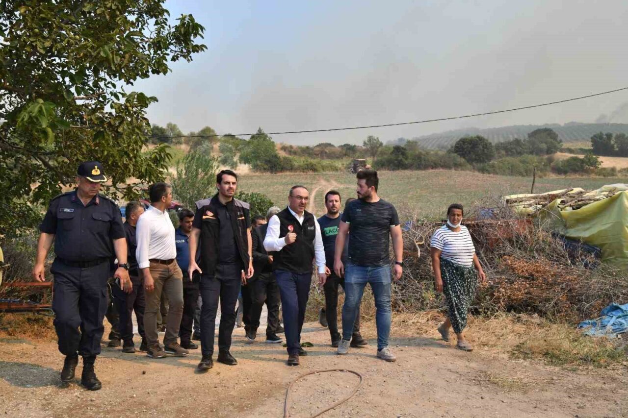 Tekirdağ’da son dönemde meydana gelen orman yangınlarında zarar gören vatandaşlara,