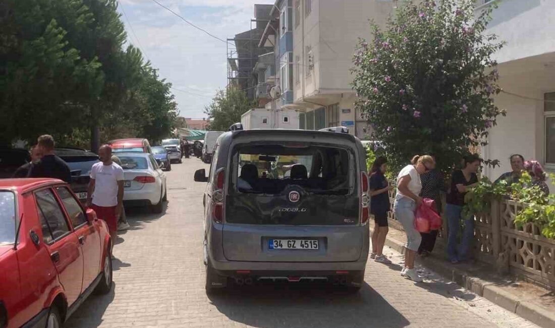 Tekirdağ’ın Muratlı ilçesinde hafif ticari aracın geri manevra yaparken çarptığı