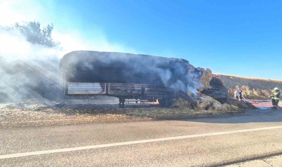 Tekirdağ’da LPG’li bir araçta çıkan yangın, buğday tarlasına ve ardından