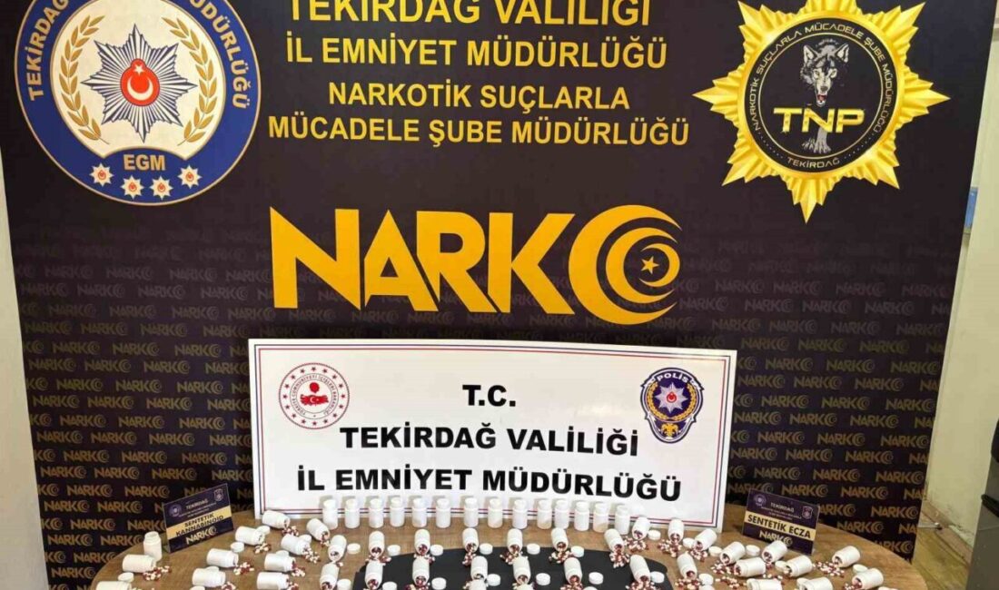 Tekirdağ’da sokak satıcılarına ve aranan zehir tacirlerine yönelik gerçekleştirilen operasyonlarda