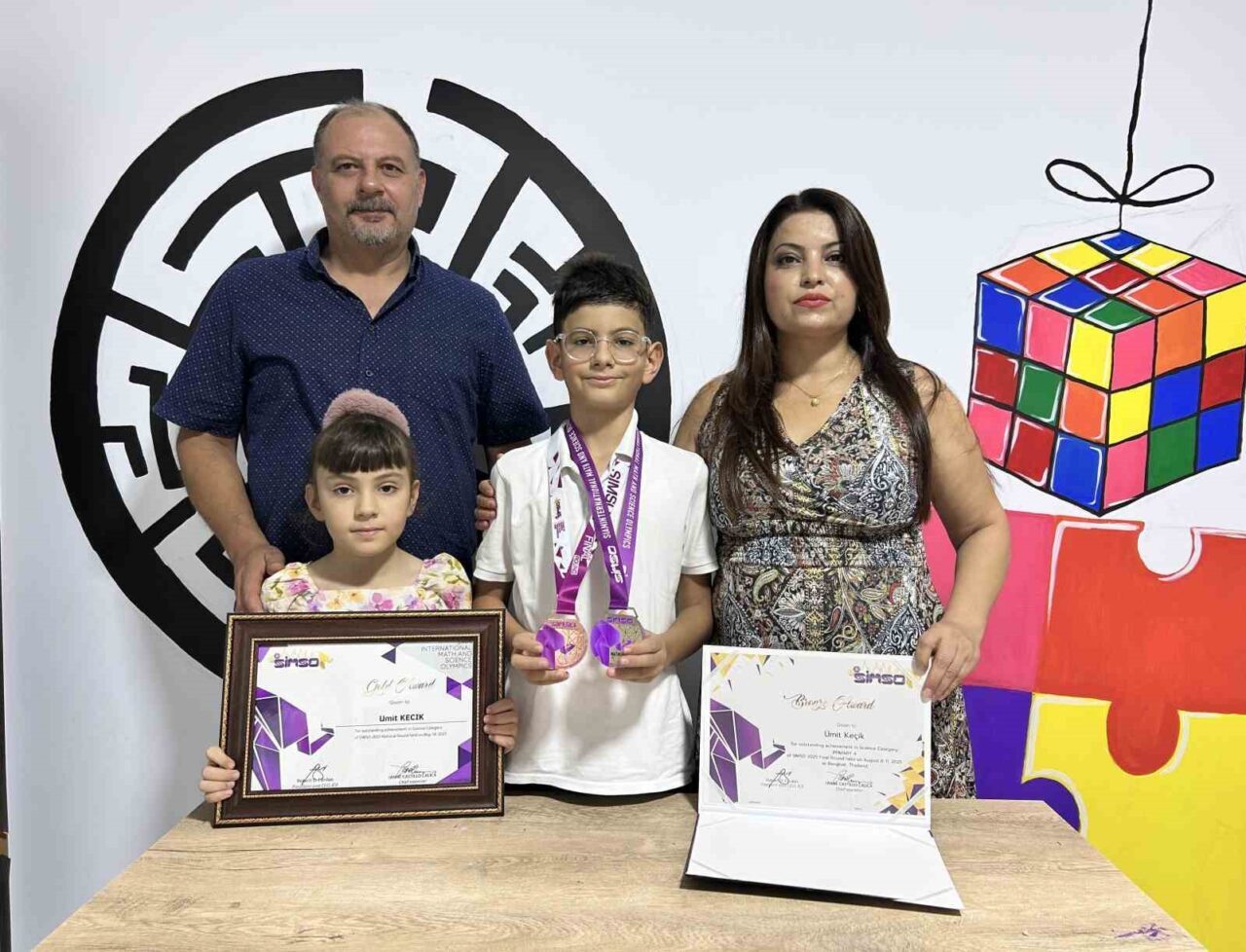 Hatay’da yaşayan 10 yaşındaki Ümit Keçik, Türkiye’de katıldığı matematik ve