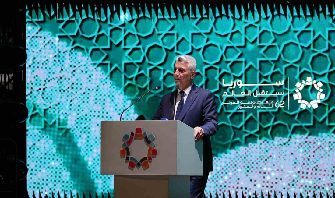 Ticaret Bakanı Ömer Bolat, 62. Şam Uluslararası Fuarı’nın açılışında, “Suriye