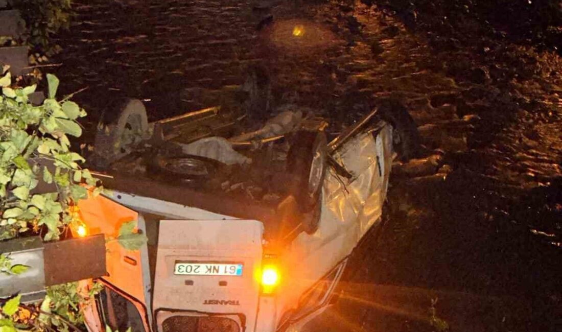 Trabzon’un Araklı ilçesinde dün gece meydana gelen trafik kazasında 3