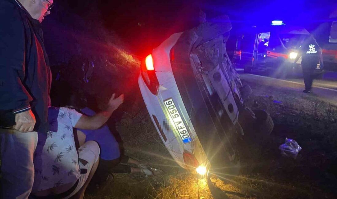 Çorum’un Alaca ilçesinde kazada ağır yaralanan otomobil sürücüsü, hastanede yapılan