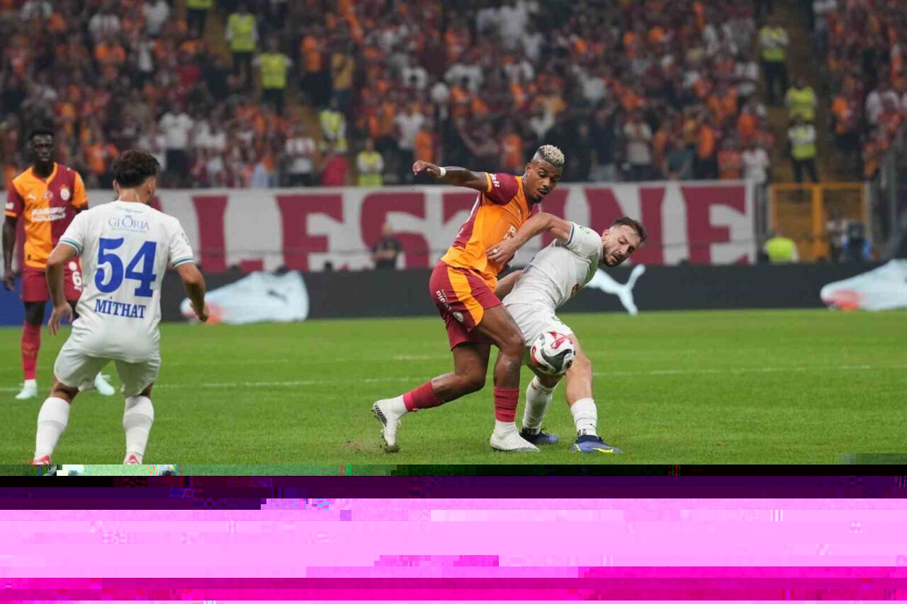 Trendyol Süper Lig’in 4. haftasında Galatasaray, sahasında Çaykur Rizespor ile