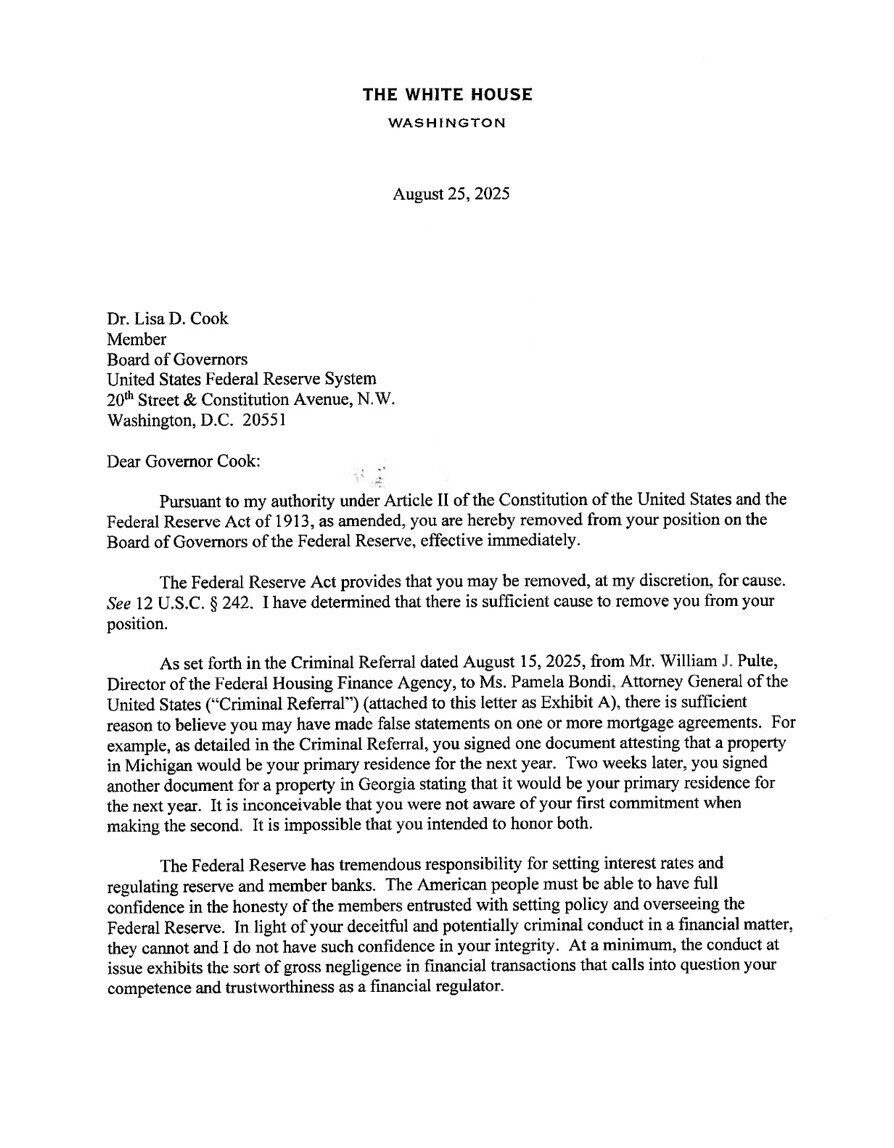 ABD Başkanı Donald Trump, ABD Merkez Bankası (Fed) Yönetim Kurulu