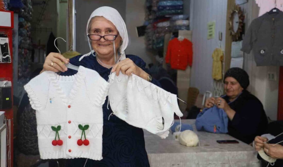 Sivas’ta bir kadın girişimci tarafından açılan tuhafiye işletmesi, zamanla el