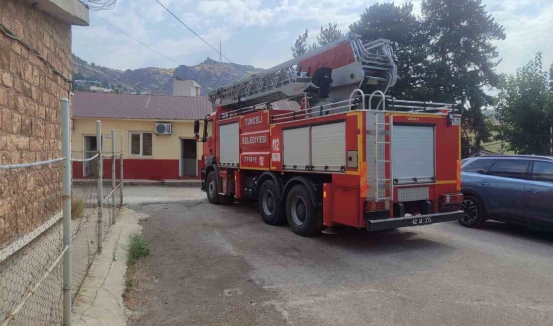 Tunceli’de cezaevindeki tatbikat gerçeği aratmadı. Tunceli Merkez Cezaevi’nden gelen yangın