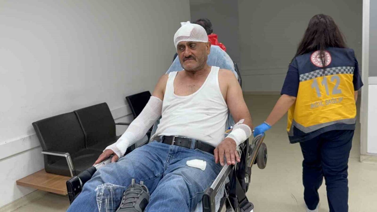 Samsun’da dere kenarında piknik yaparken çay demlemek için piknik tüpünü