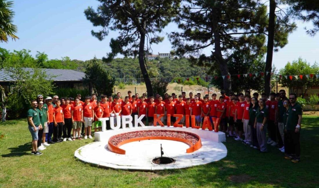 Türk Kızılay, her yıl düzenlediği geleneksel Gençlik Kampları’nda bu yıl