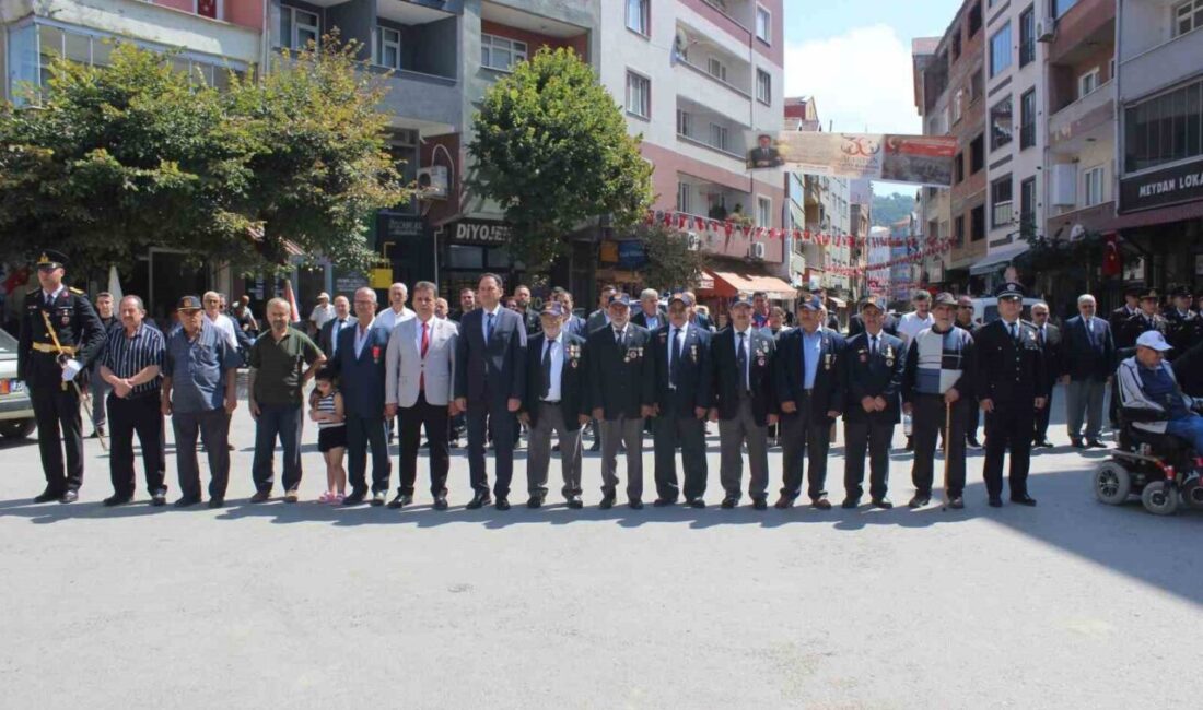 Türkeli ilçesindede, 30 Ağustos Zafer Bayramı’nın 103. yıl dönümü münasebetiyle