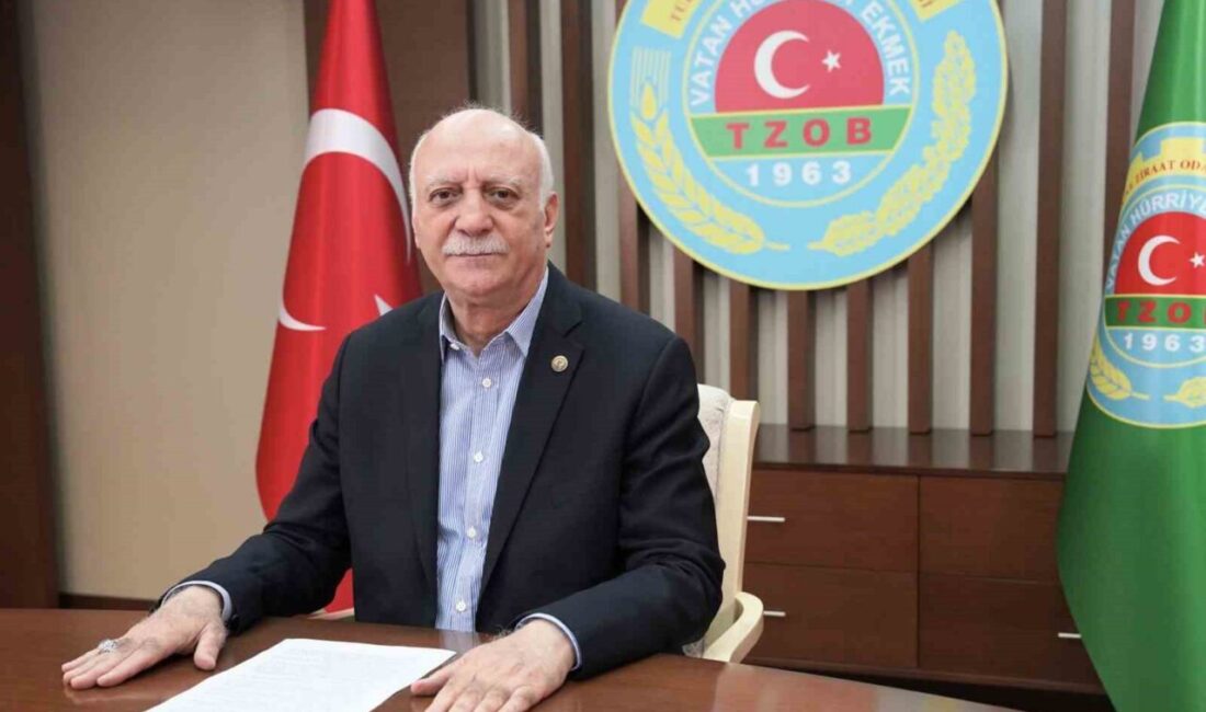 Türkiye Ziraat Odaları Birliği (TZOB) Genel Başkanı Şemsi Bayraktar, “Kuraklık