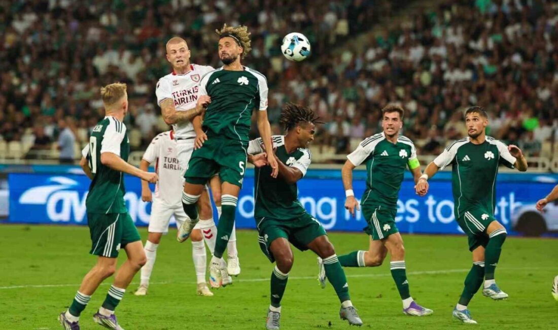 UEFA Avrupa Ligi Play-Off Turu ilk maçında Samsunspor, deplasmanda Yunanistan