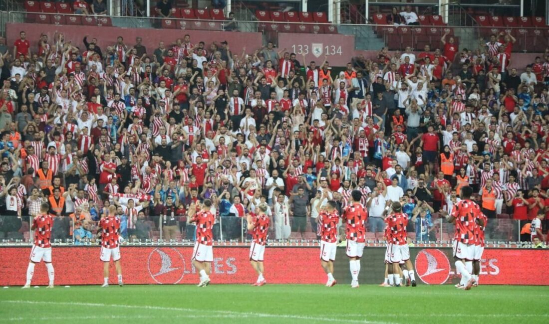 UEFA Avrupa Ligi Play-Off Turu rövanş maçında Samsunspor, sahasında Yunanistan