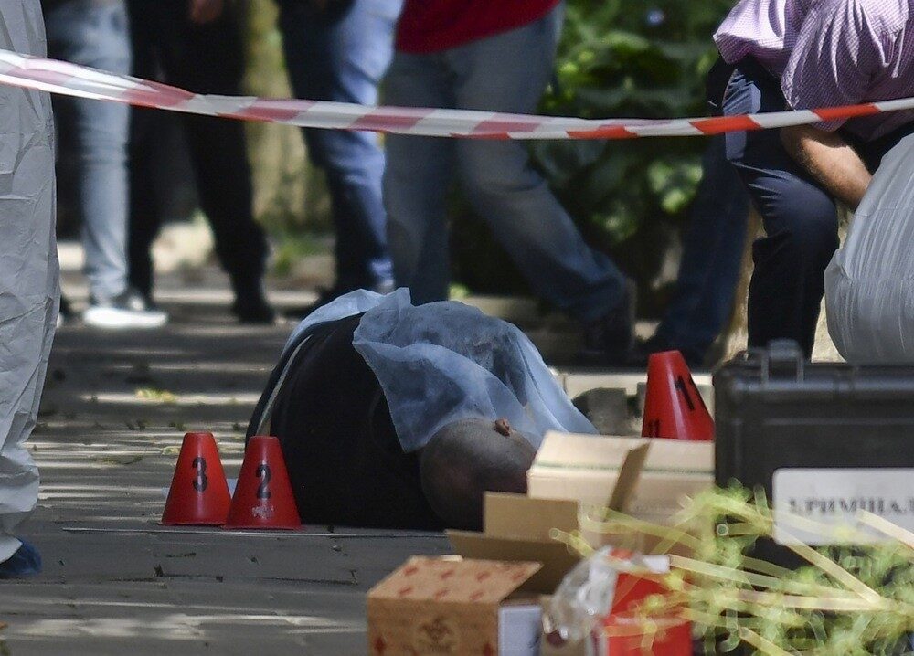 Eski Ukrayna Parlamento Başkanı Andriy Parubiy, Ukrayna’nın Lviv şehrinde yerel