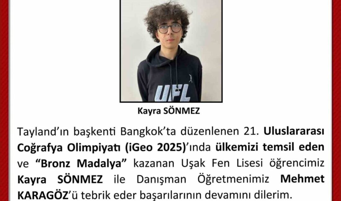 Tayland’ın başkenti Bangkok’ta düzenlenen 21. Uluslararası Coğrafya Olimpiyatı’nda (iGeo 2025)