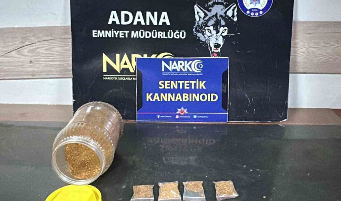 Adana’da uyuşturucu madde ticareti yaptığı öne sürülen biri 17 yaşında