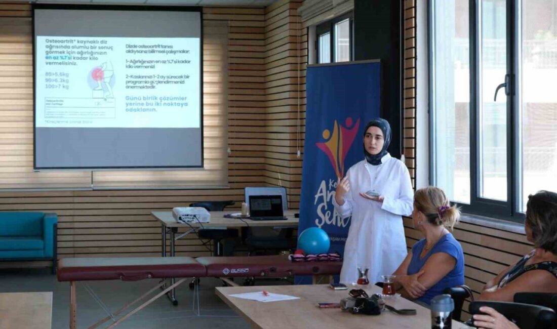 Kocaeli’de kadınlara yönelik diz sağlığının korunması ve tedavi yöntemleri hakkında