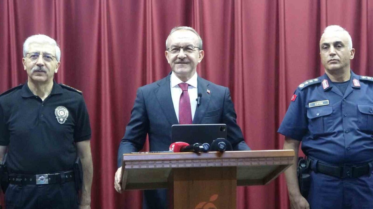 Malatya Valisi Seddar Yavuz, 2025 yılının Ocak-Temmuz dönemine ilişkin güvenlik