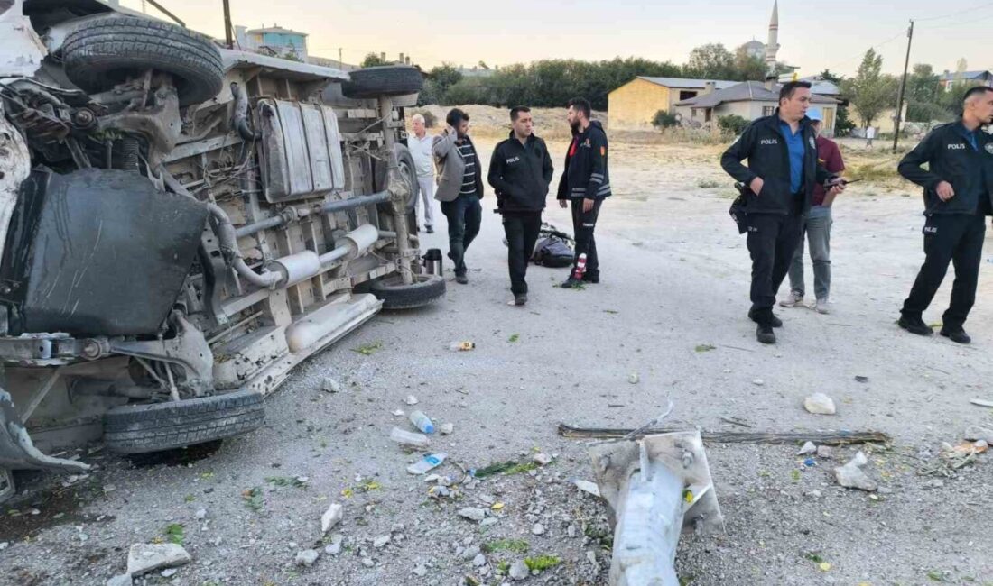 Van’ın Edremit ilçesinde meydana gelen trafik kazasında kontrolden çıkan kapalı