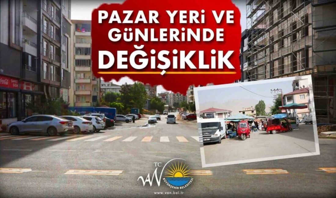 Van Büyükşehir Belediyesi, kentteki bazı semt pazarlarının günlerini değiştirdi. Van