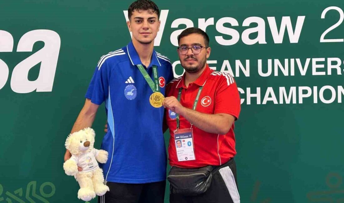 Vanlı Kickbokscu Alim Yönten, Polonya’da düzenlenen Üniversiteler Arası Avrupa Şampiyonası’nda