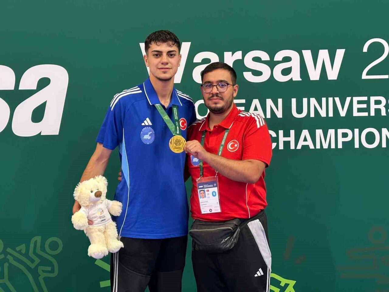 Vanlı Kickbokscu Alim Yönten, Polonya’da düzenlenen Üniversiteler Arası Avrupa Şampiyonası’nda