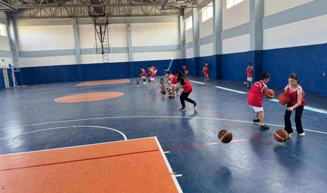 Van Büyükşehir Belediyespor Kulübü bünyesindeki basketbol branşıyla 8-13 yaş arası