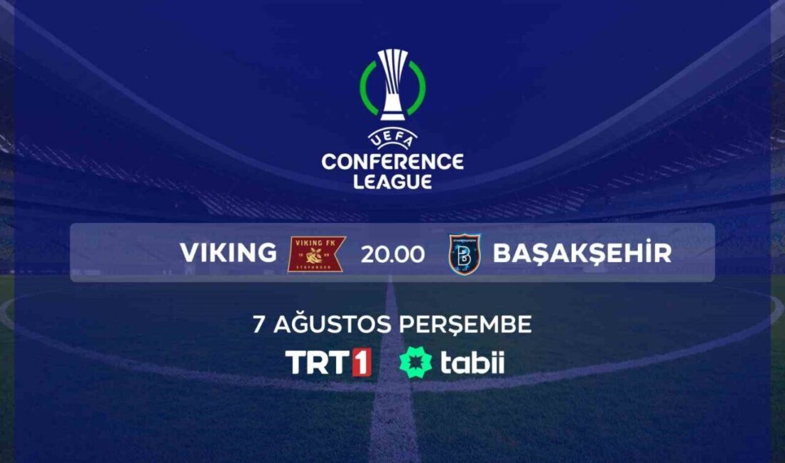 Başakşehir’in yarın Norveç’in Viking takımı ile oynayacağı karşılaşma TRT 1
