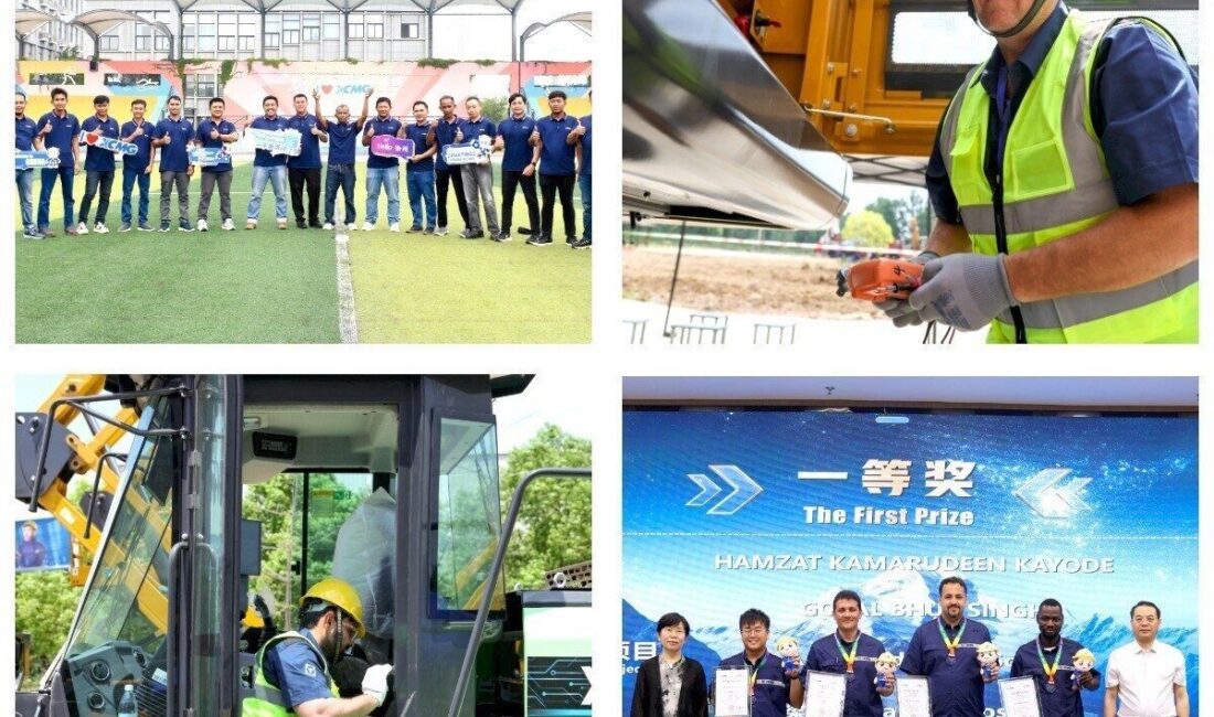 XCMG Machinery, XCMG Dünya Becerileri Yarışmasını tamamladı. İnşaat makinelerinde faaliyet