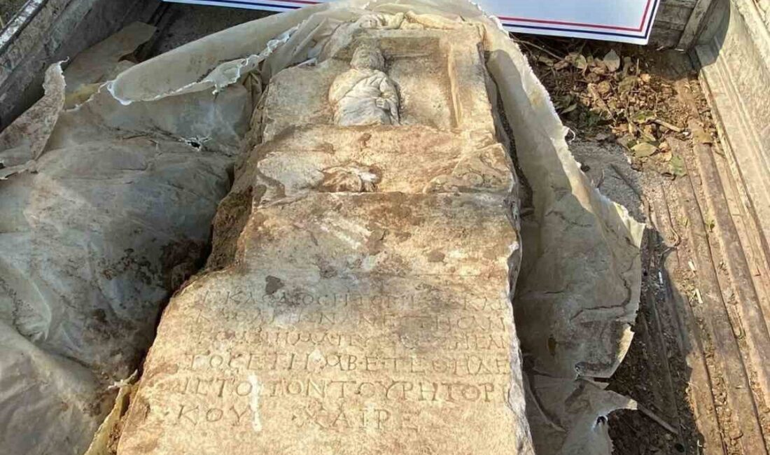 Yalova’nın Çınarcık ilçesinde Roma dönemine ait bin 900 yıllık mezar