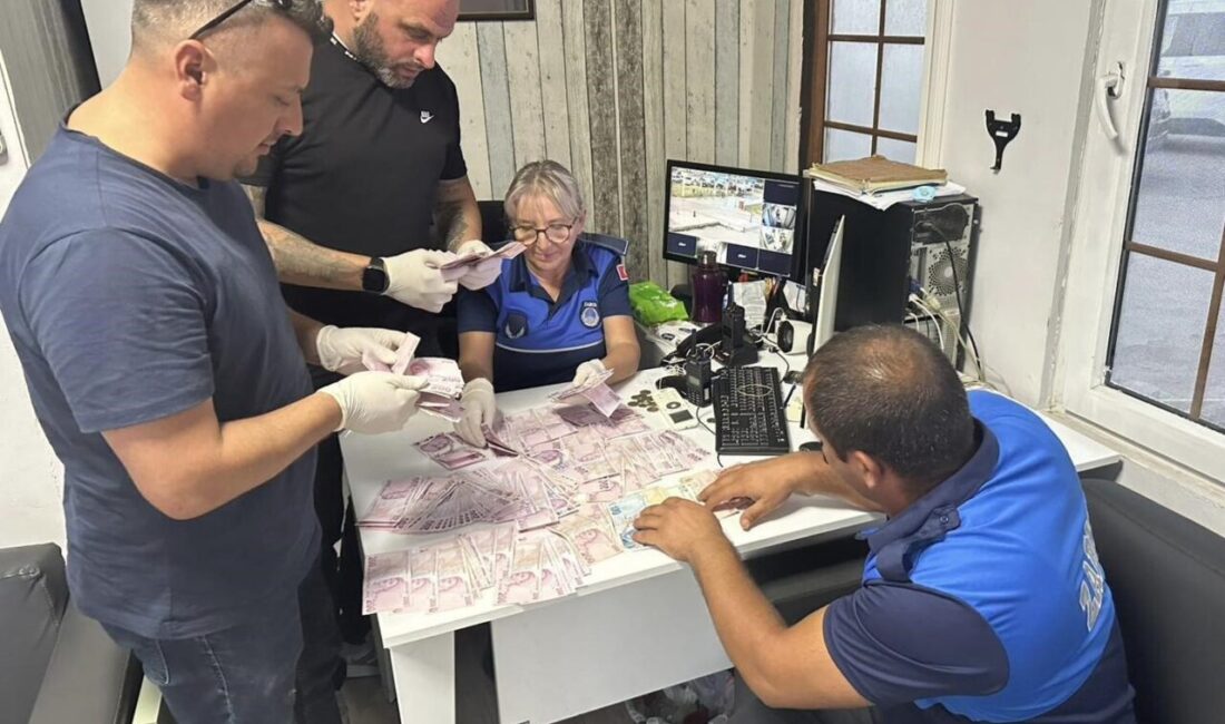 Yalova’da zabıta ekipleri tarafından yakalanan dilencinin üzerinden 45 bin lira