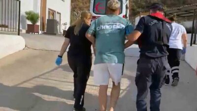 Muğla’nın Dalaman ilçesi açıklarında seyreden ticari yatta yaralanan bir vatandaş