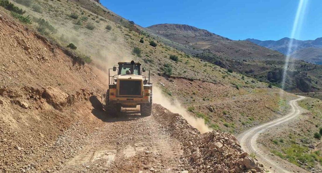 Erzincan’da Tatlısu köyüne bağlı yaylalarda Tulum Peyniri üreten besiciler at