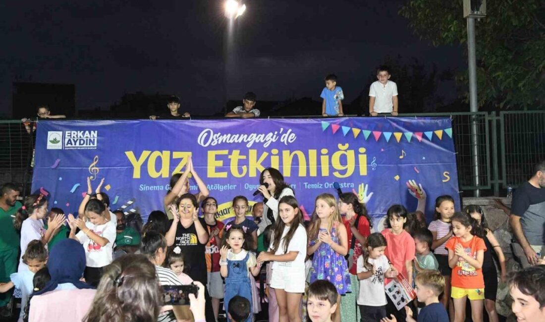 Osmangazi Belediyesi’nin yaz aylarına özel olarak başlattığı “Osmangazi’de Yaz Etkinliği”