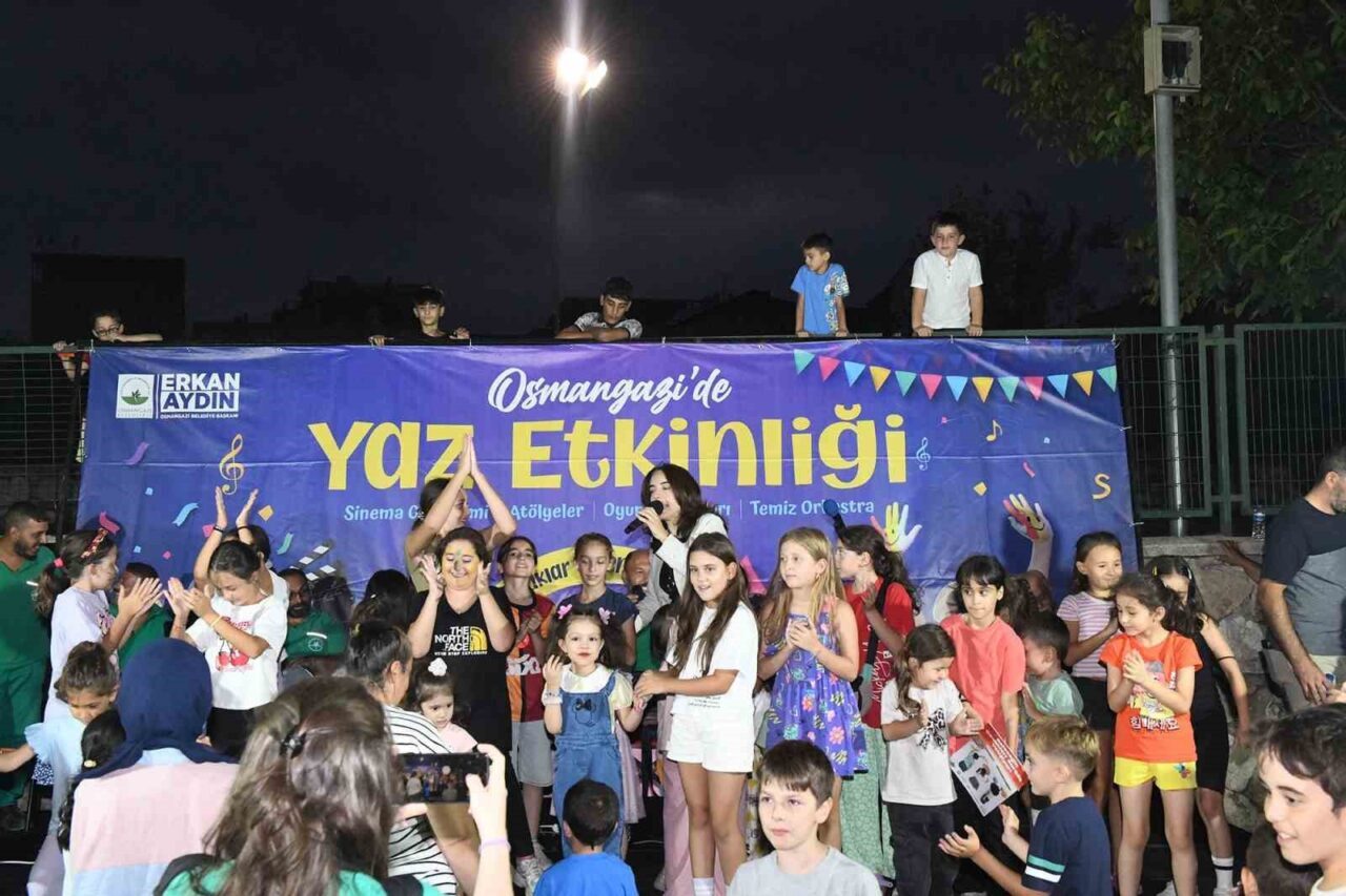 Osmangazi Belediyesi’nin yaz aylarına özel olarak başlattığı “Osmangazi’de Yaz Etkinliği”