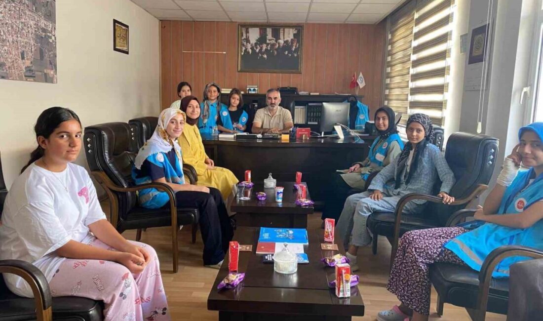 Aydın’ın Germencik ilçesinde Merkez Yaz Kur’an Kursu öğrencileri, kurs boyunca