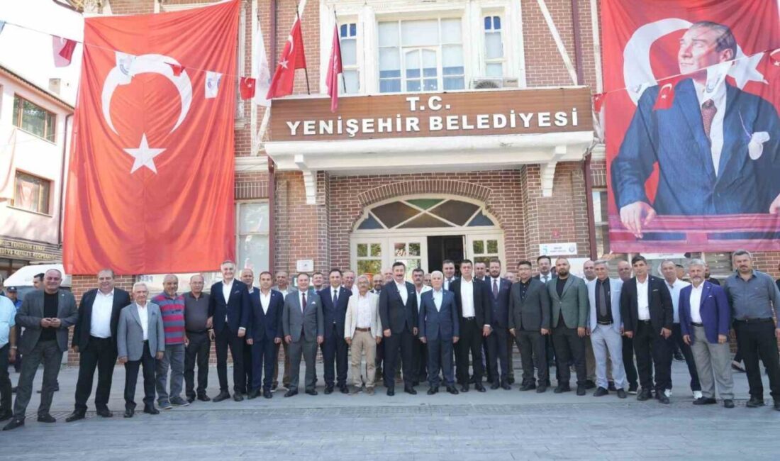 Bursa Büyükşehir Belediye Başkanı Mustafa Bozbey, Yenişehir Belediye Başkanı Ercan