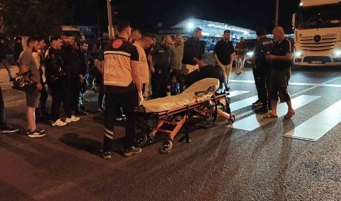 Düzce’de yola aniden fırlayan yayaya, motosiklet çarptı. Kazada 1 kişi