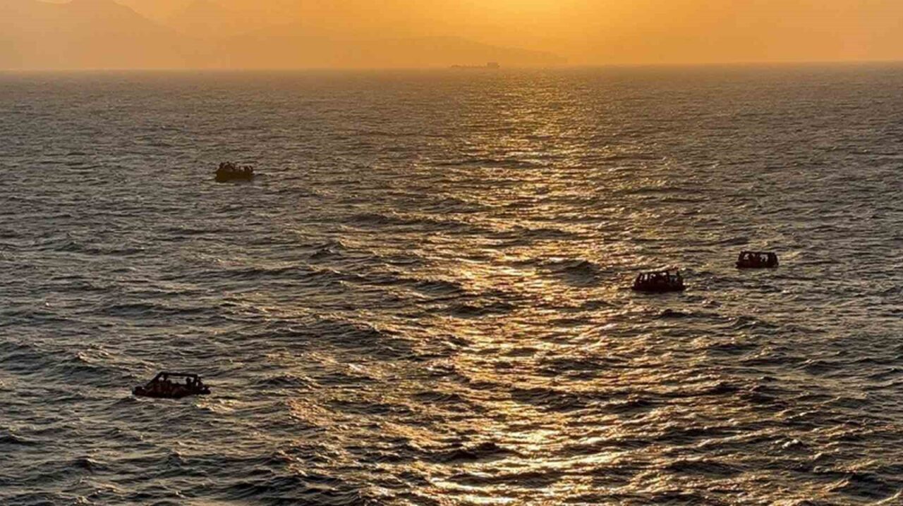 Muğla’nın Datça ilçesi açıklarında Yunanistan sahil güvenlik unsurları tarafından Türk