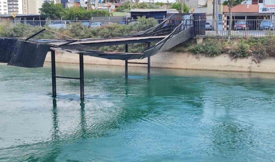 Adana’da zarar gören köprü 4 ay önce onarılmak yerine Yüreğir