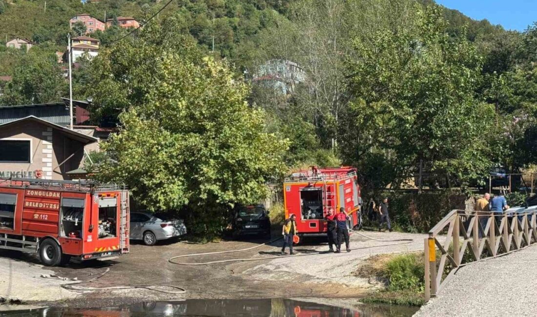 Zonguldak’ın Çaydamar Mahallesi’nde ormanlık alanda çıkan yangın, itfaiye ekiplerinin hızlı