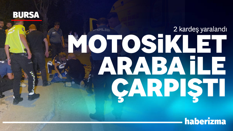 Bursa’nın Orhangazi ilçesinde Hastane yolu üzerinde meydana gelen trafik kazasında